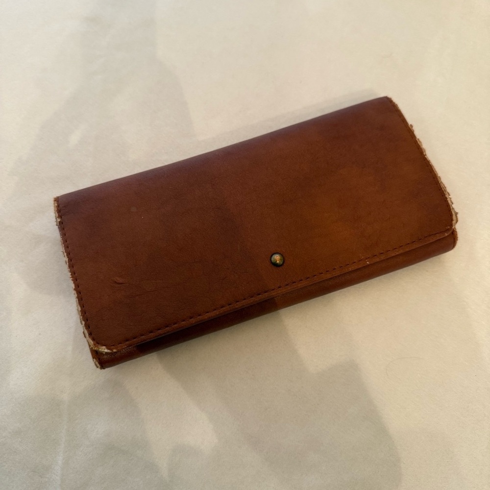 Universal Threads Sophisticated Brown Leather Car… - image 3